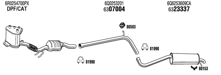 dpf vw polo 1.6 tdi