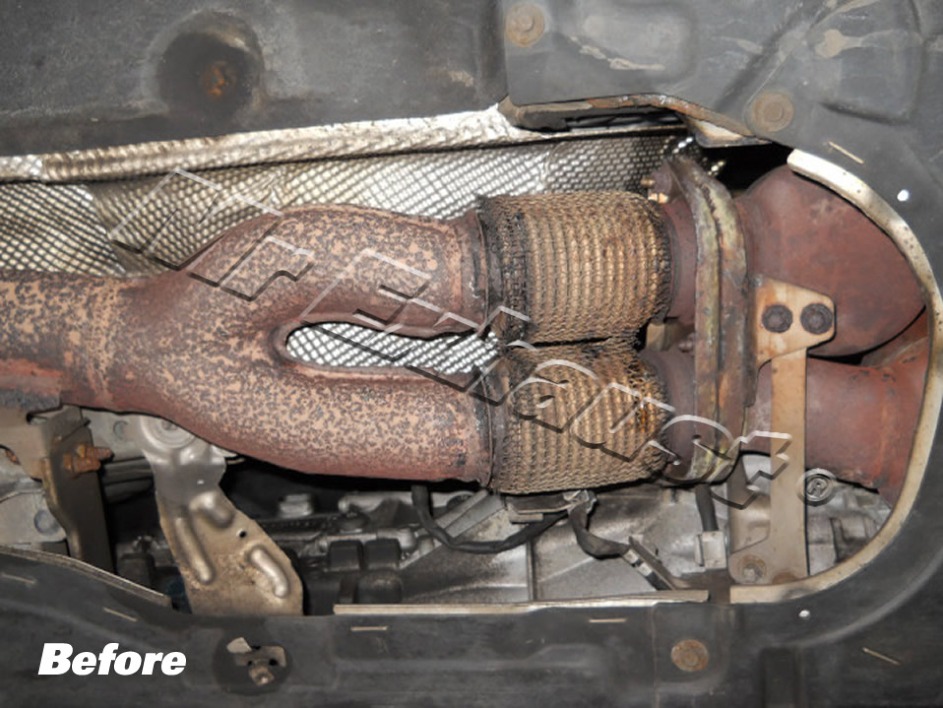 BMW 320i Replacement Flex Joints & Stainless Flange